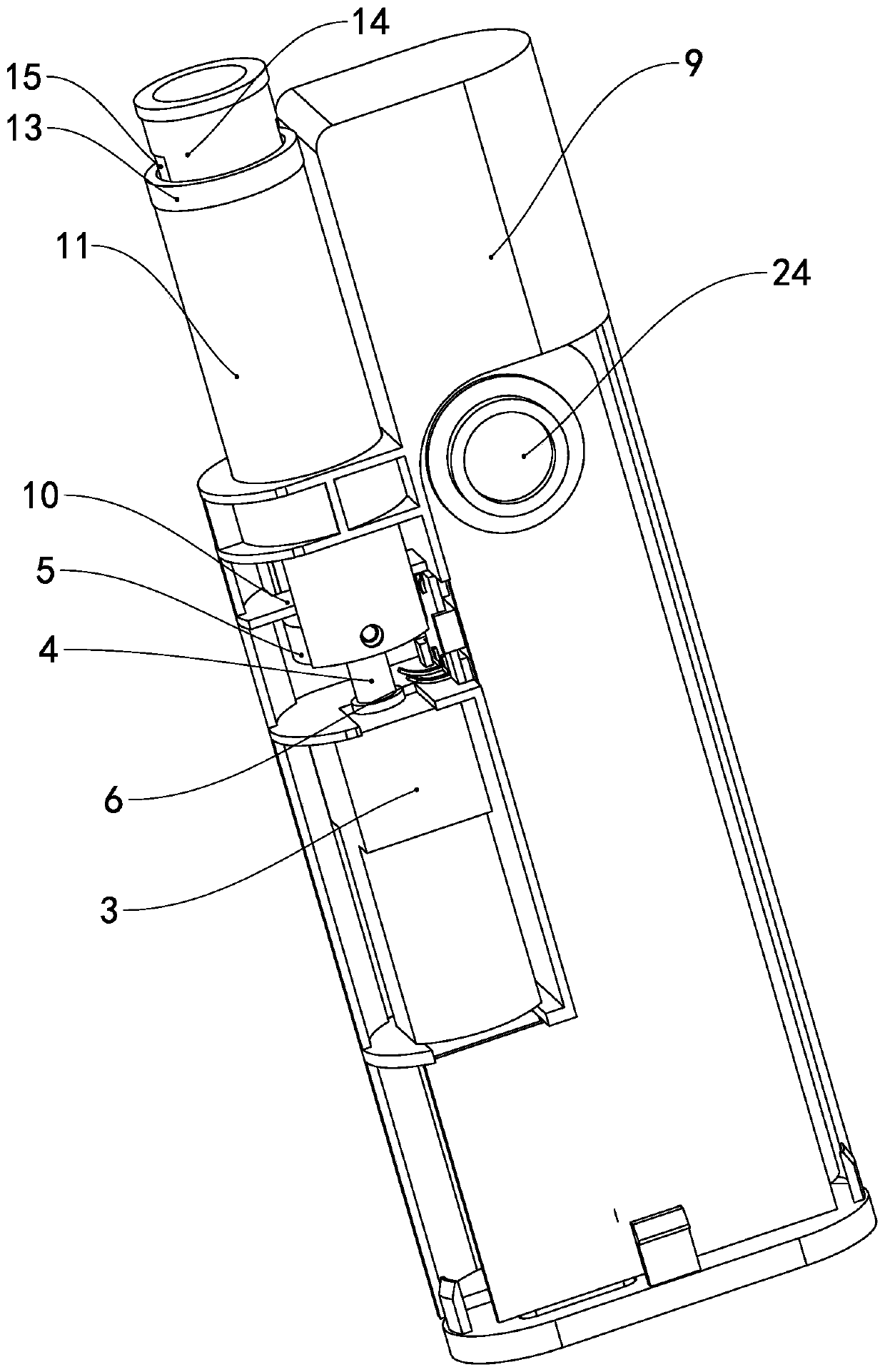 Electronic smoking set