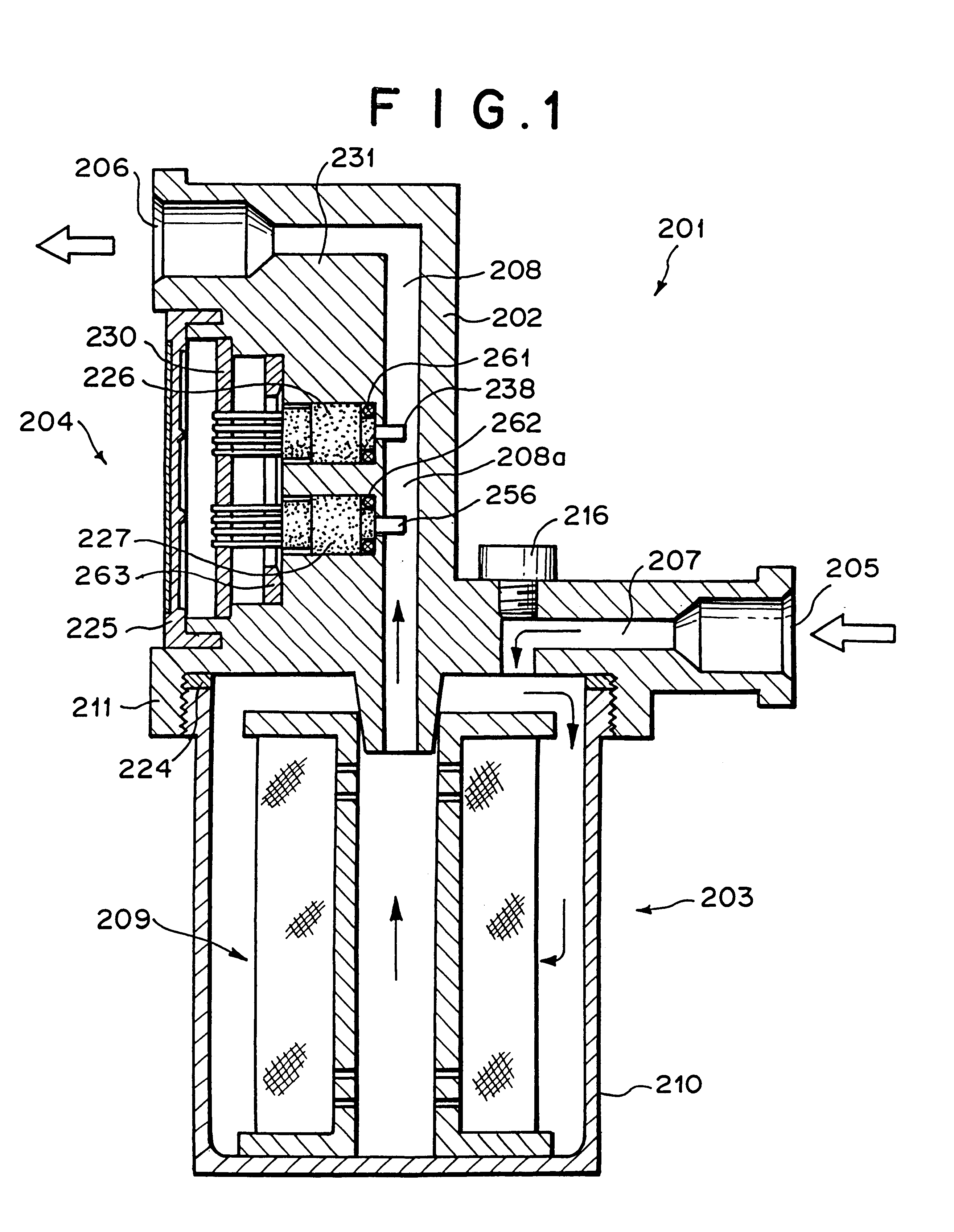 Flow sensor and strainer integrated flowmeter