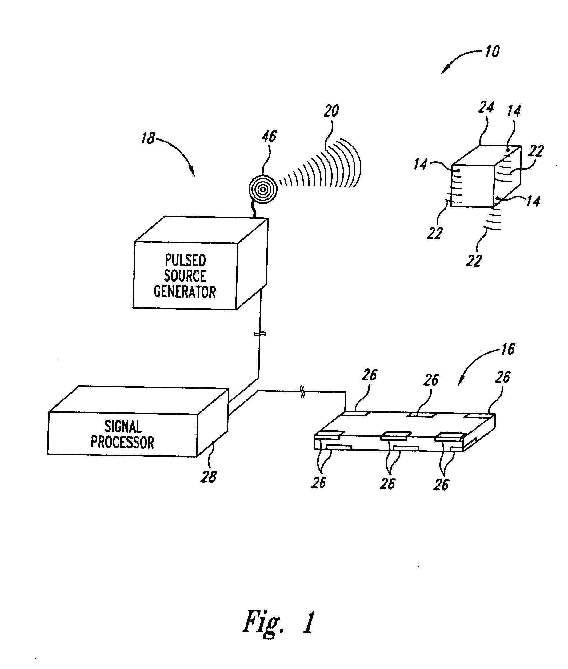 System for spatially adjustable excitation of leadless miniature marker