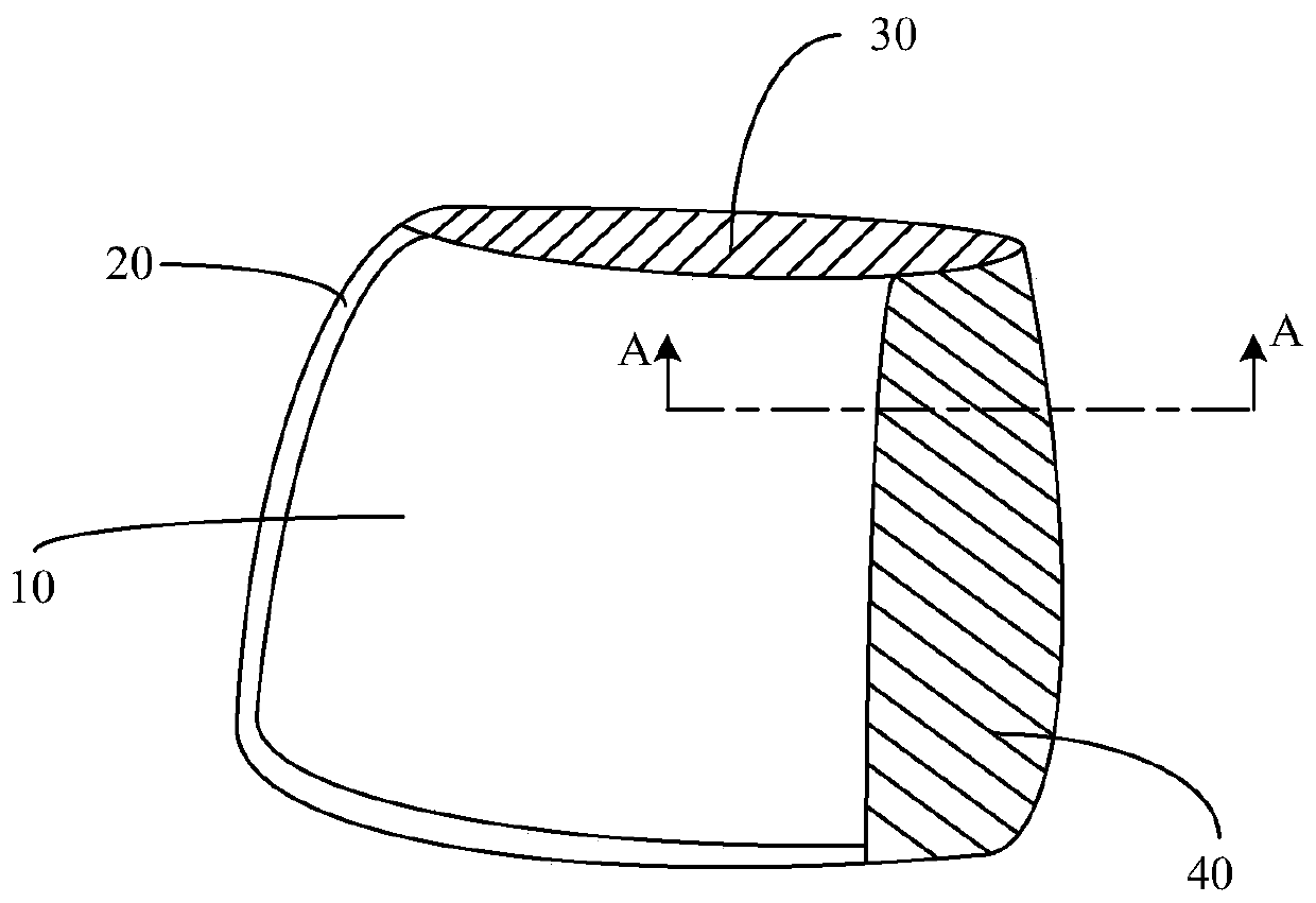 Vehicle window glass, vehicle window glass assembly and preparation method thereof