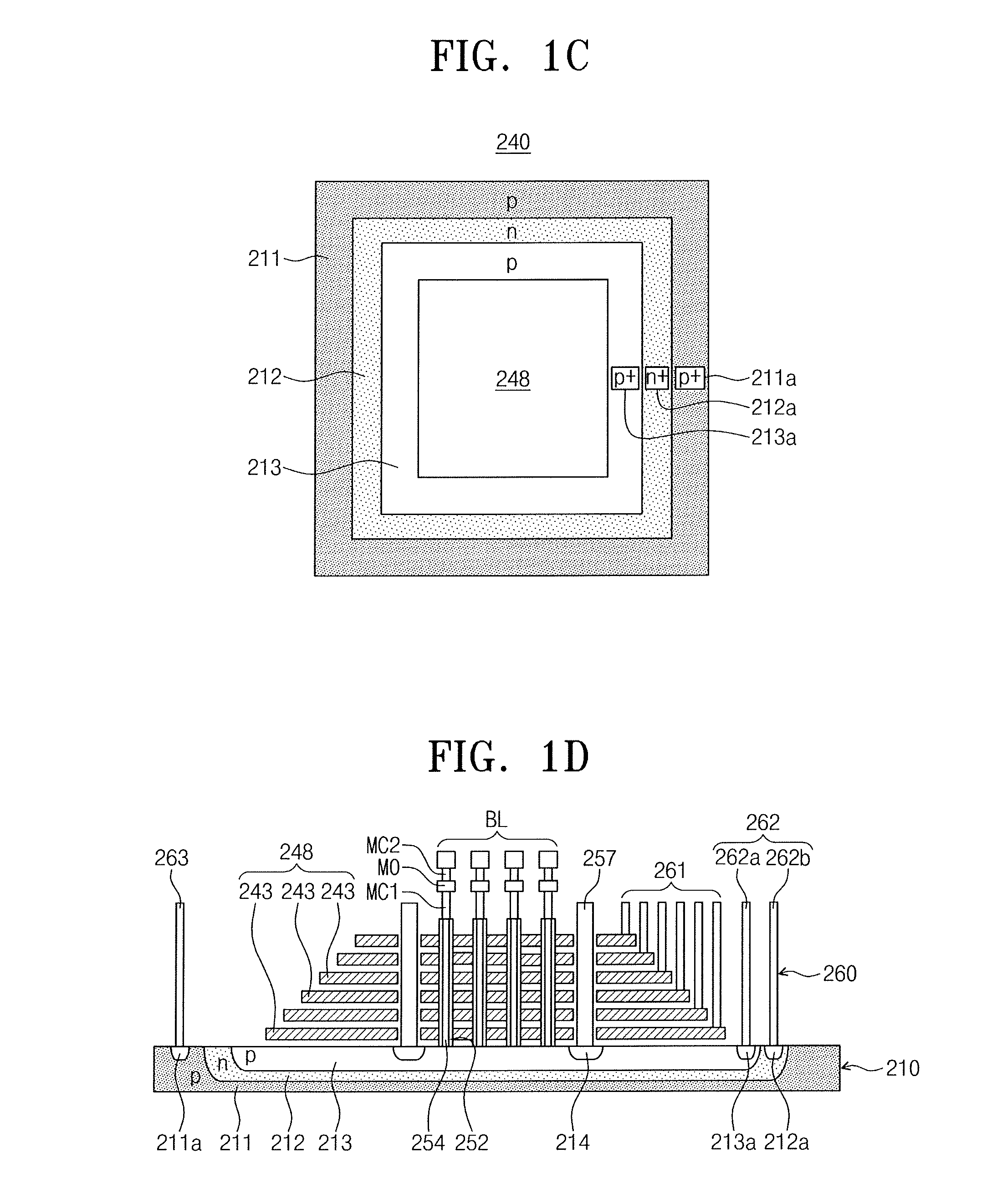 Semiconductor device including cell region stacked on peripheral region and method of fabricating the same