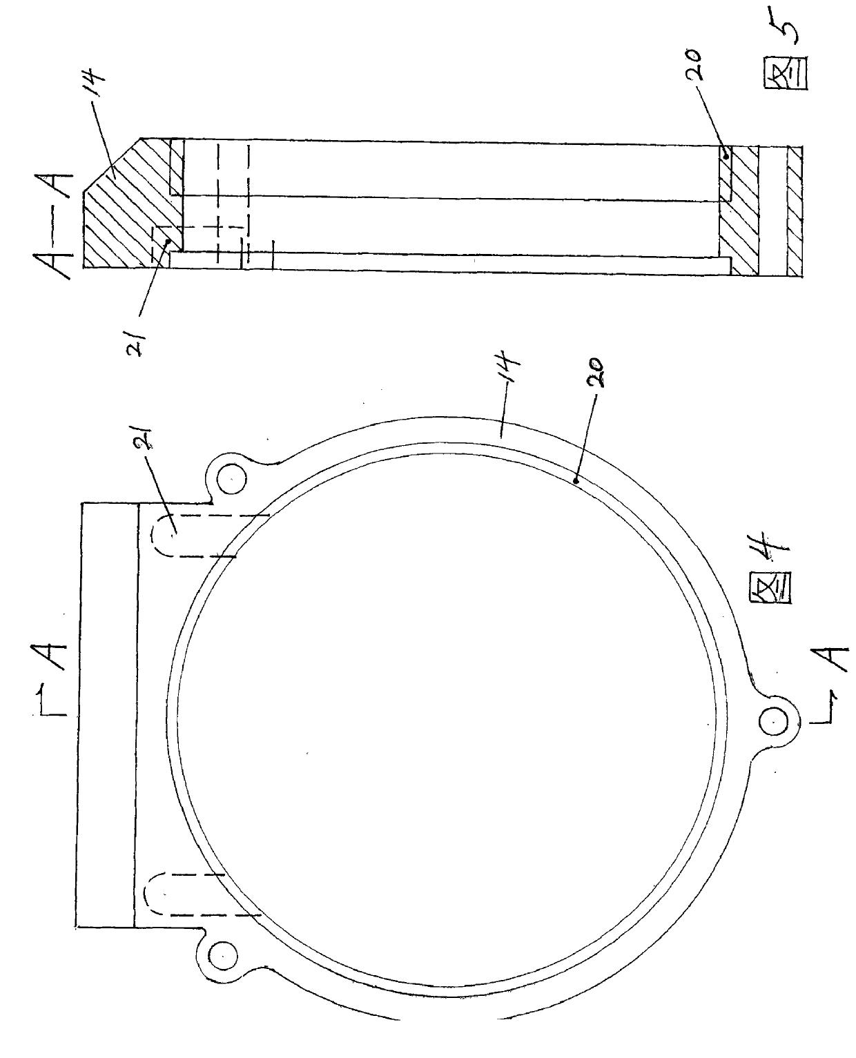 Eccentric swing impeller engine air intake pressurizer