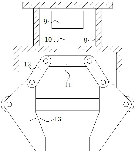 Special-shaped nut machining equipment with multi-angle paint spraying function