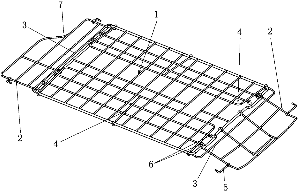 Article placing rack and drying machine or washing and drying integrated machine