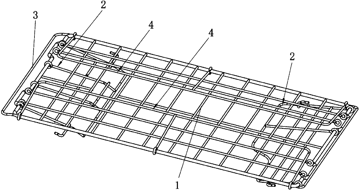 Article placing rack and drying machine or washing and drying integrated machine