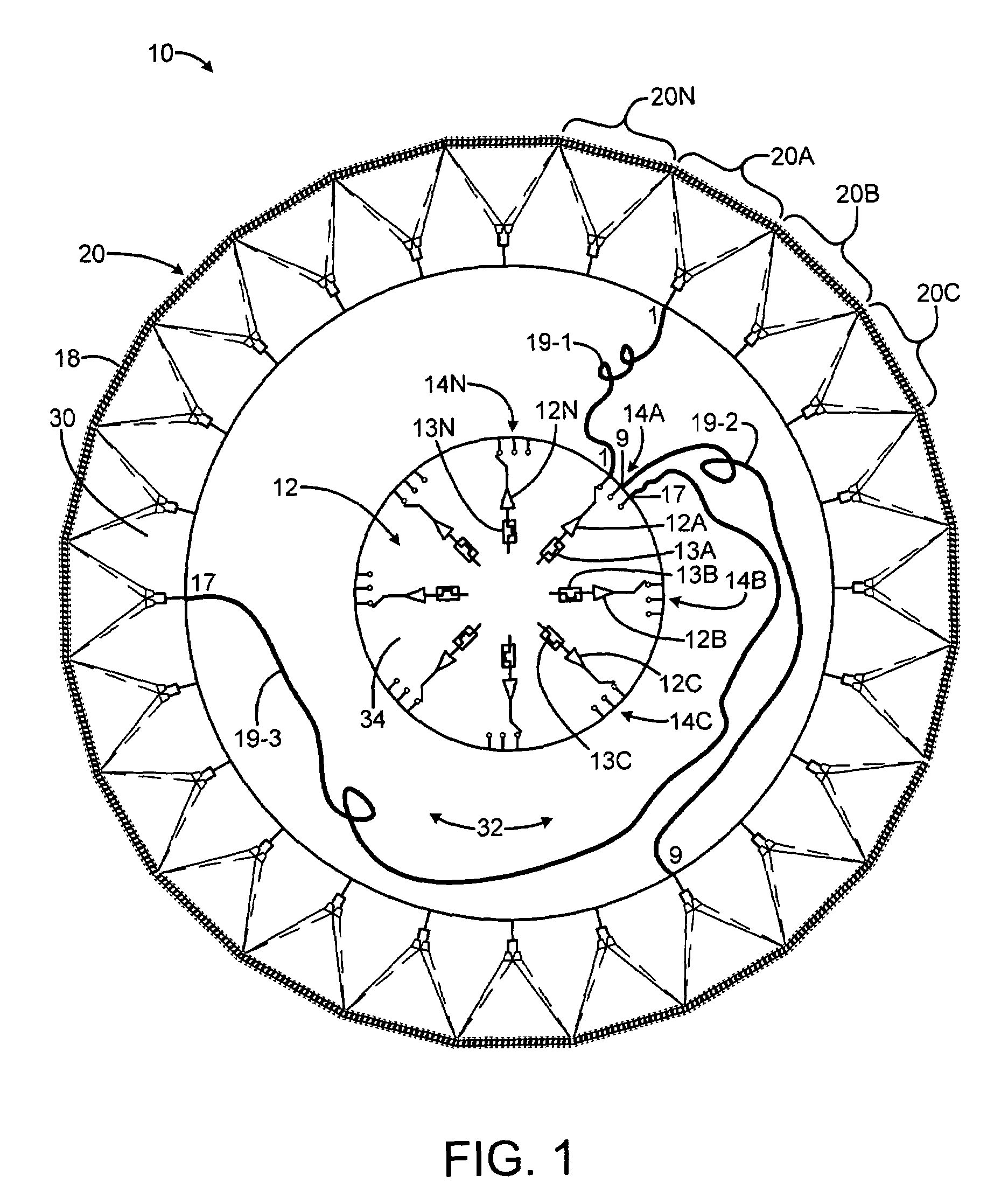 Electronically scanned antenna