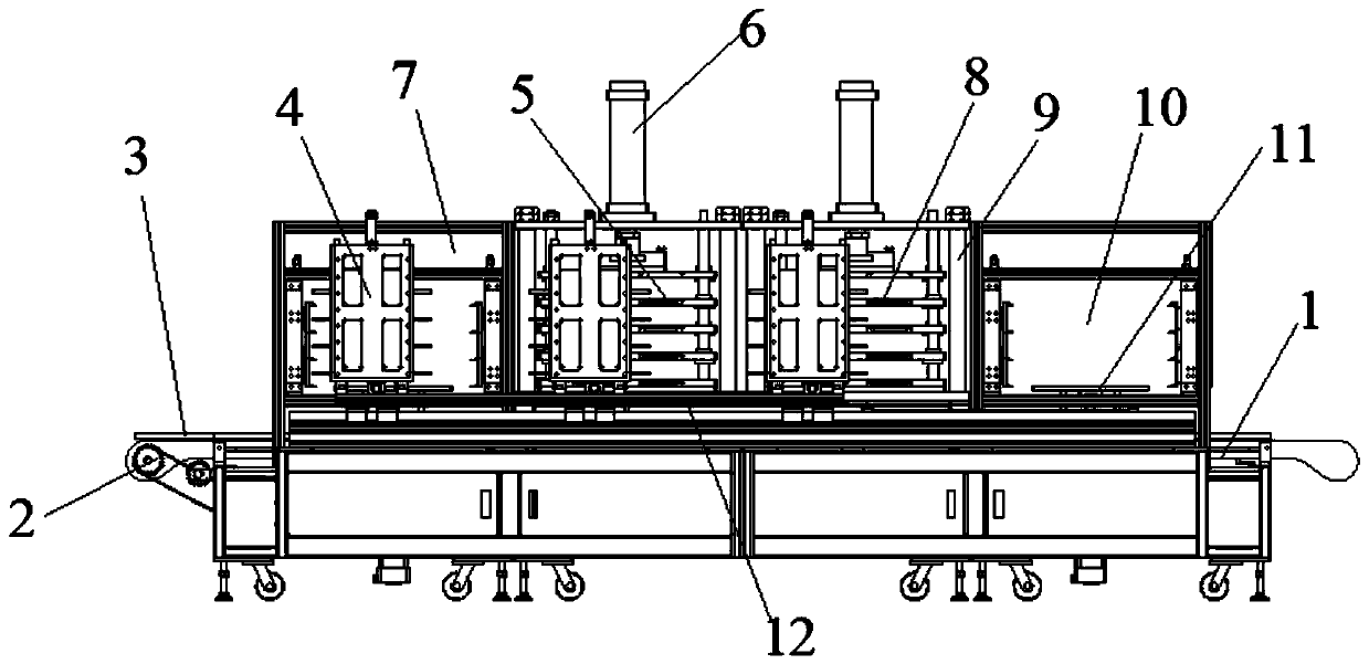 Stamping equipment for guard plate of computer case