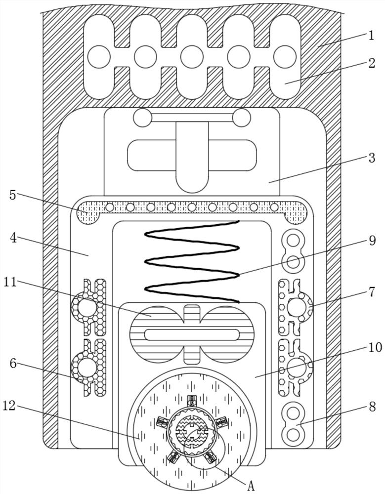 Flatness detection device for building wood processing