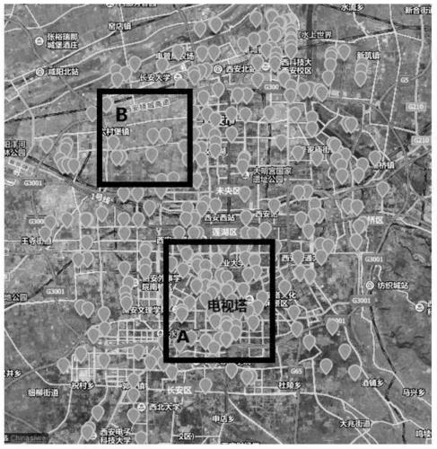 City field intensity reconstruction method based on adaptive hybrid interpolation