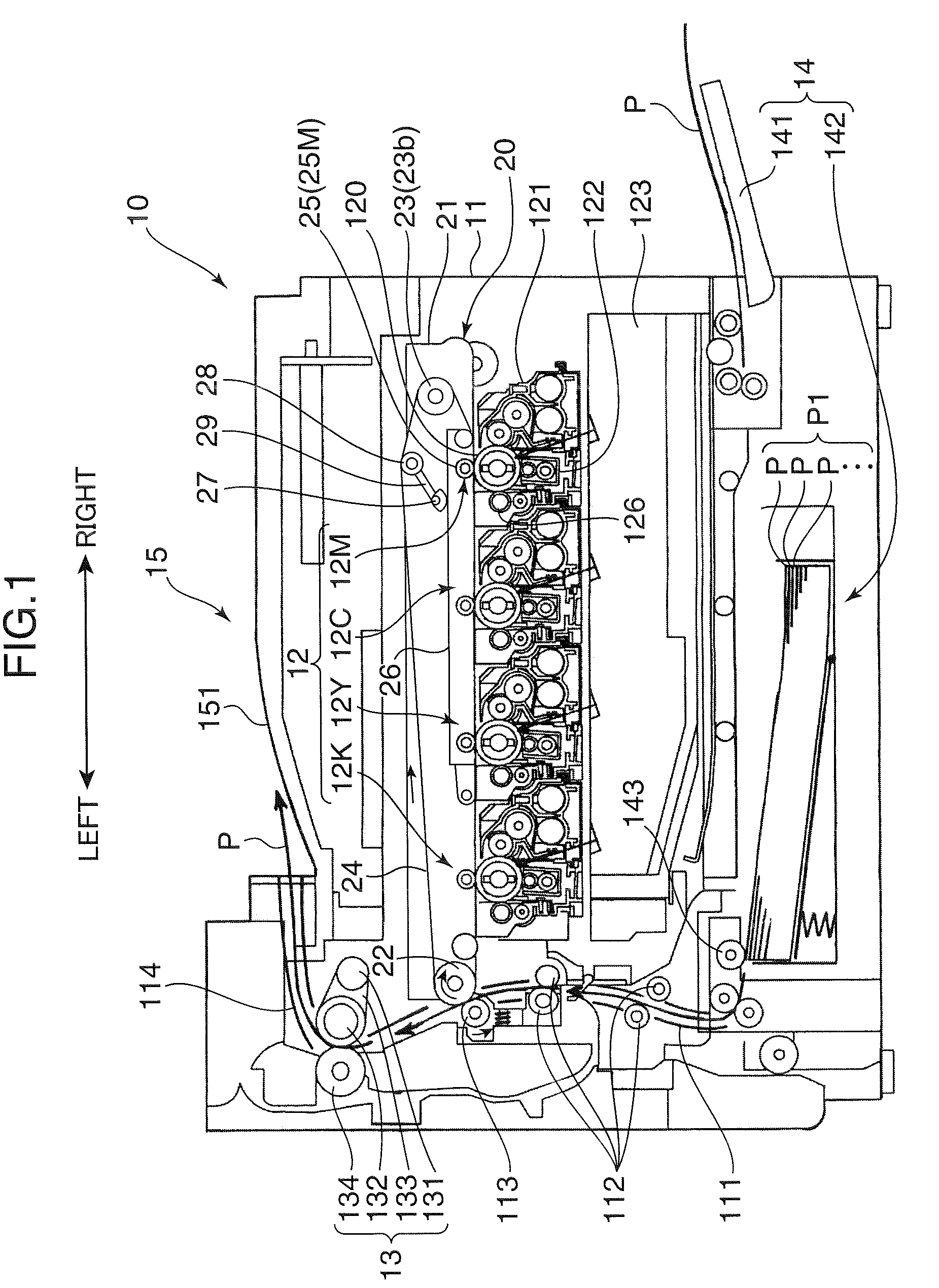 Transfer belt device and image forming apparatus provided with the same