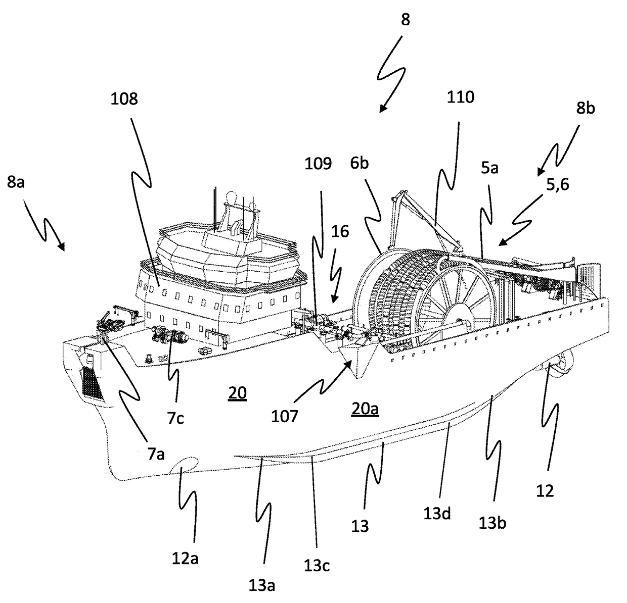 Cargo transfer vessel