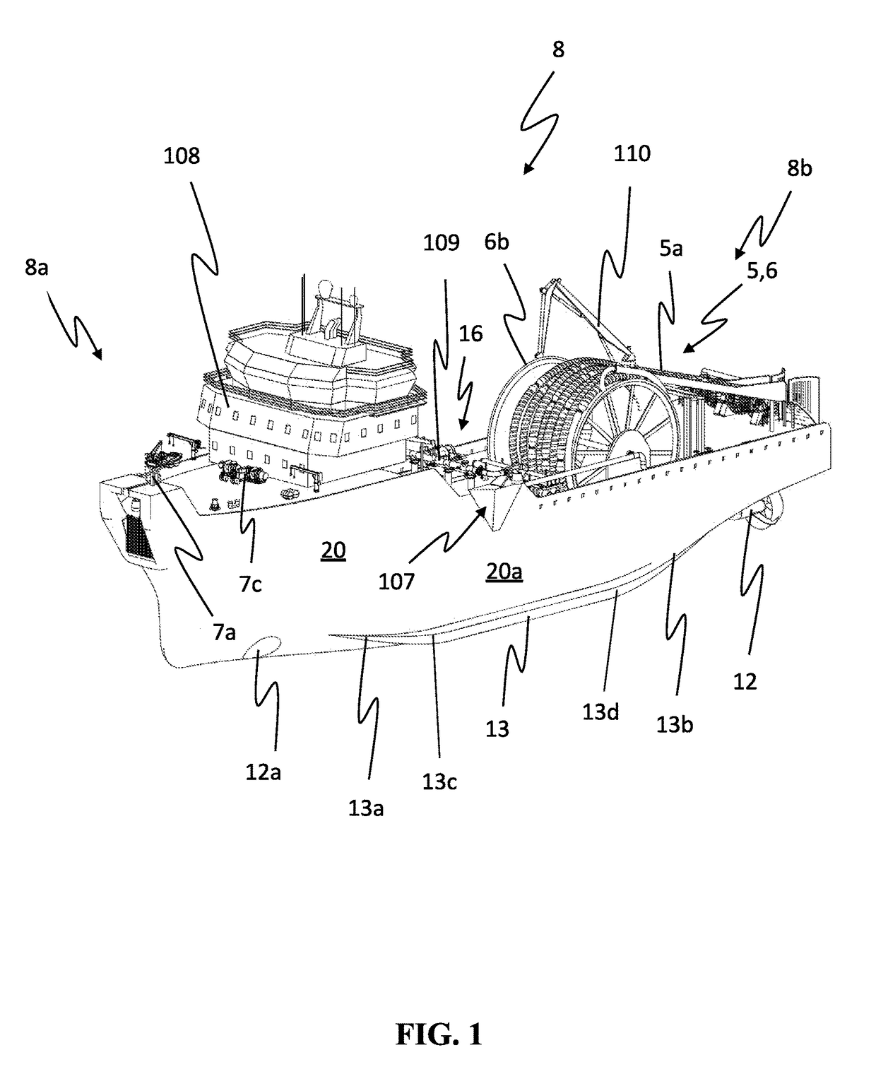 Cargo transfer vessel