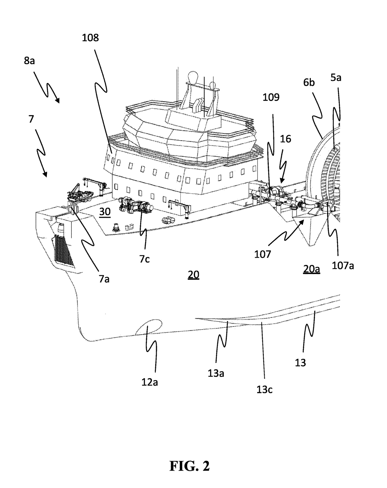 Cargo transfer vessel