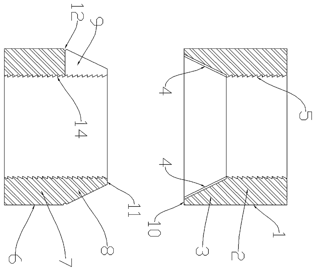 Interlocking check nut