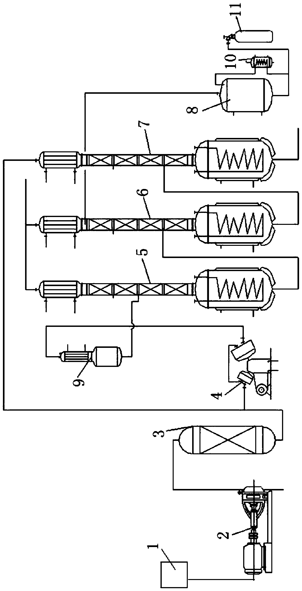 Preparation method of electronic-grade high-purity hydrogen chloride