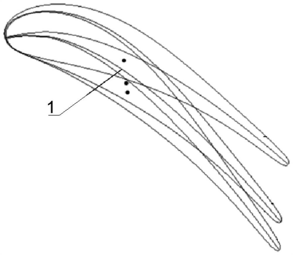 Method and device for determining outlet metal angle of guide vane blade