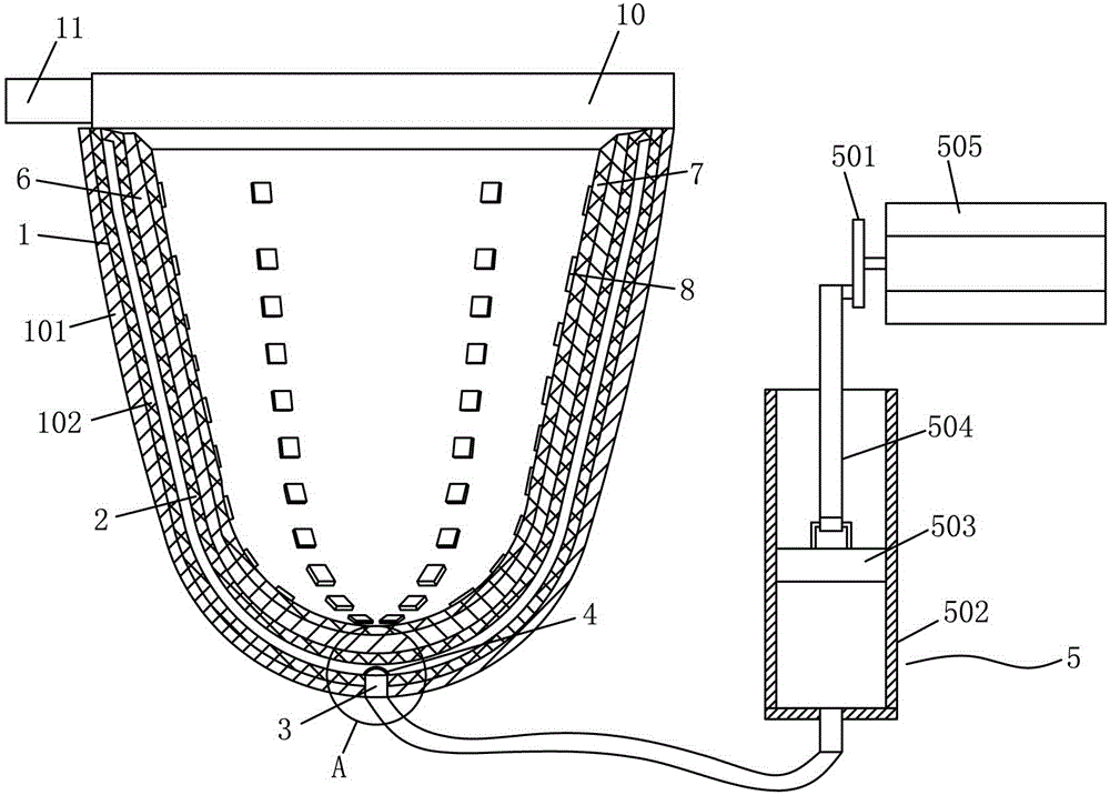 Composite multifunctional three-dimensional heart protection cover