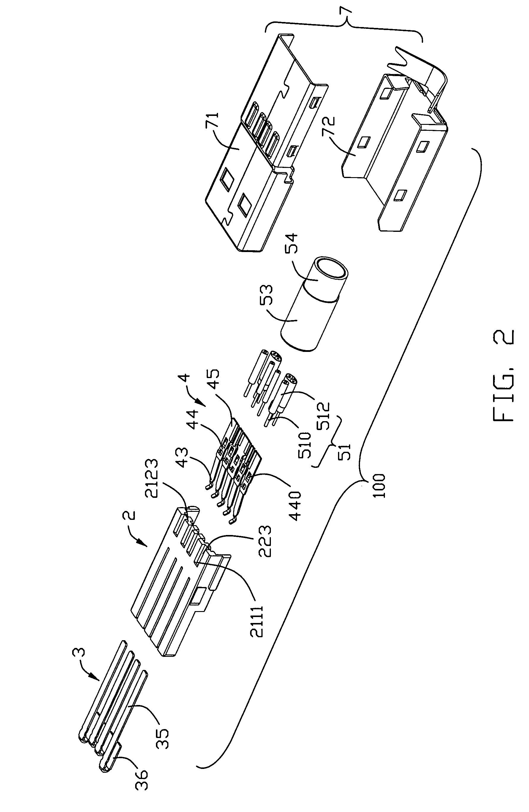 Electrical connector with improved wire termination arrangement