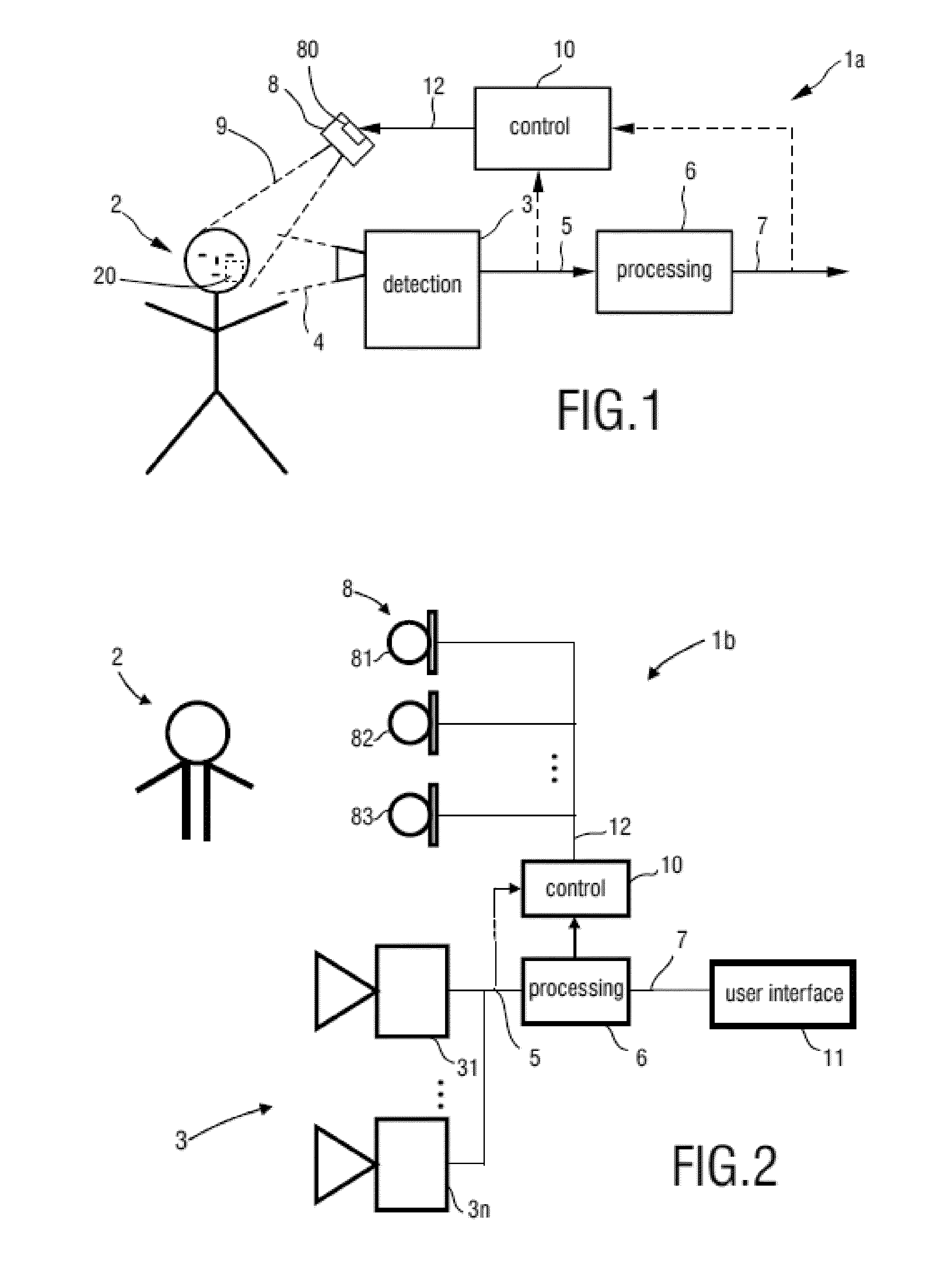 Device and method for obtaining vital sign information of a living being