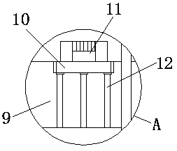 Integrated peanut kernel drying and testa peeling device capable of preventing air suction port from being blocked