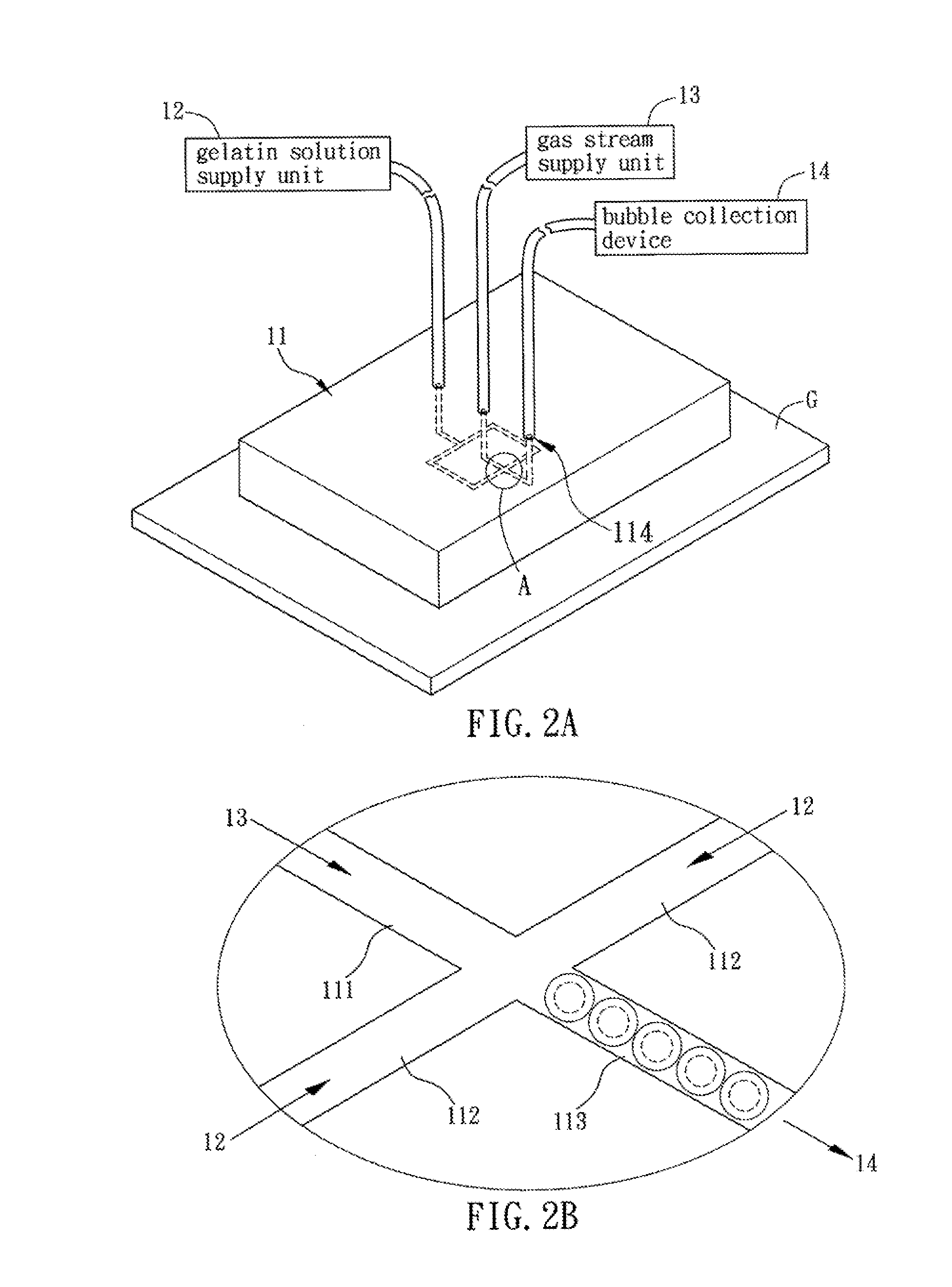 Method and device of fabricating three dimensional scaffolds