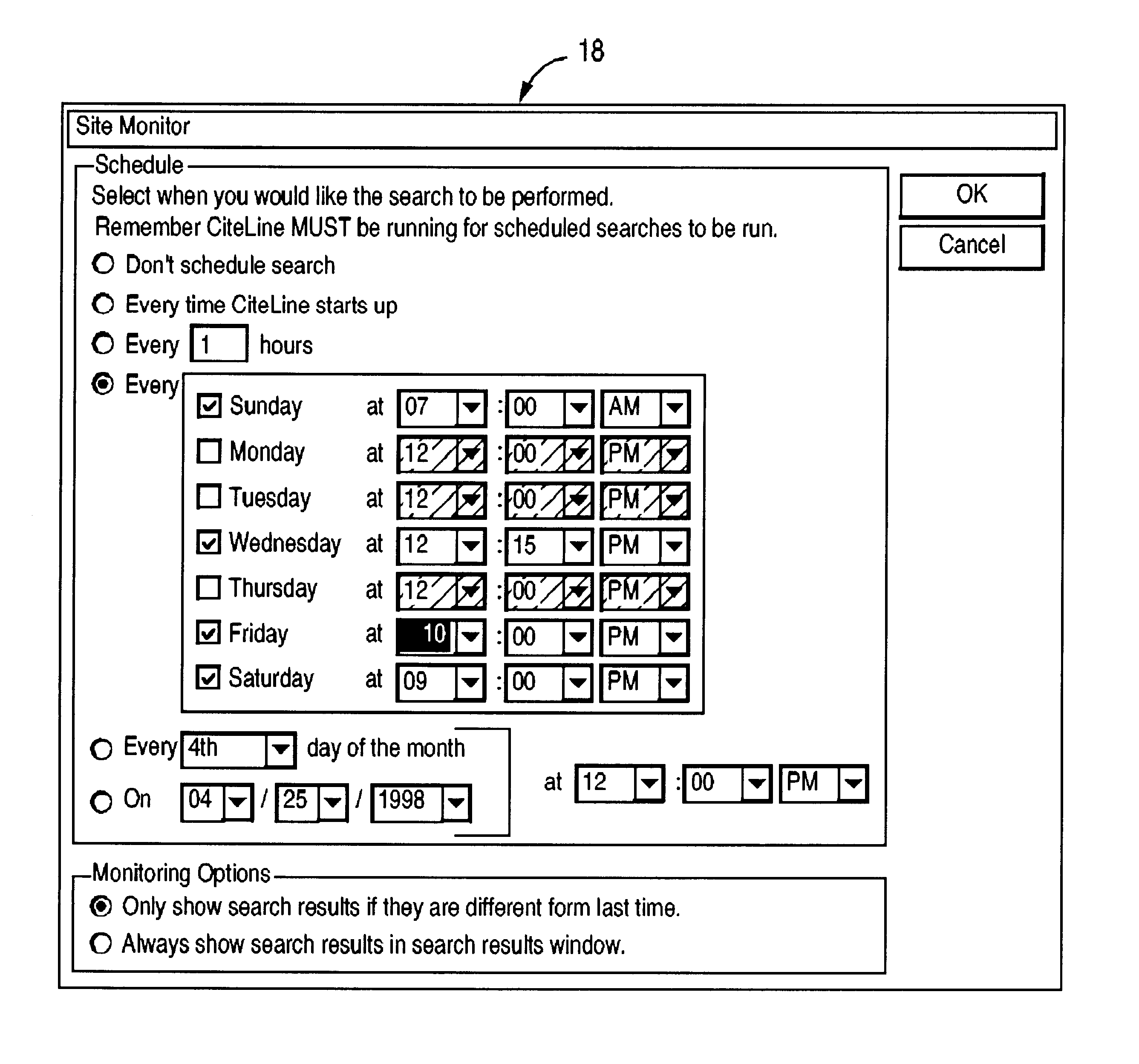 Method and apparatus for simultaneously accessing a plurality of dispersed databases