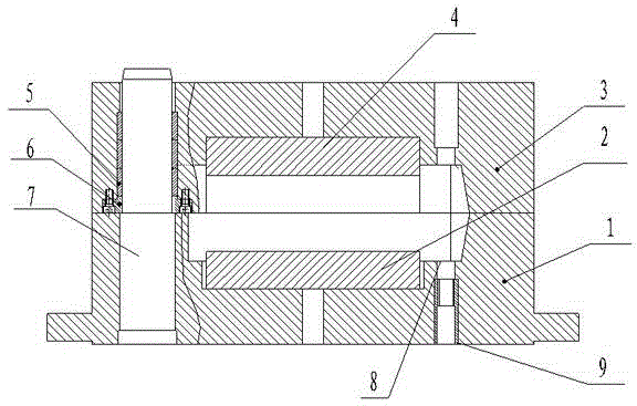 Novel forging die frame