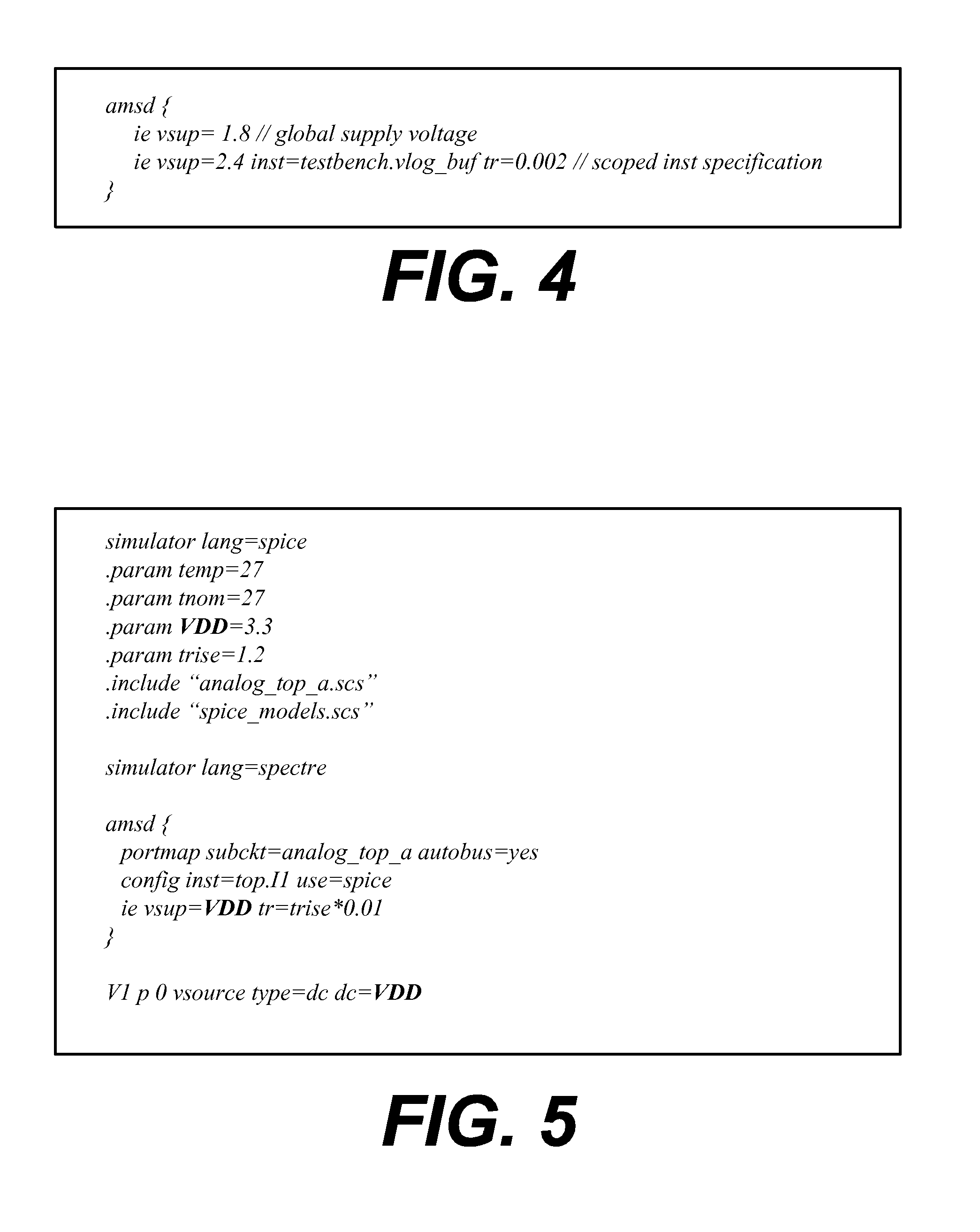 Method and apparatus for ams simulation of integrated circuit design