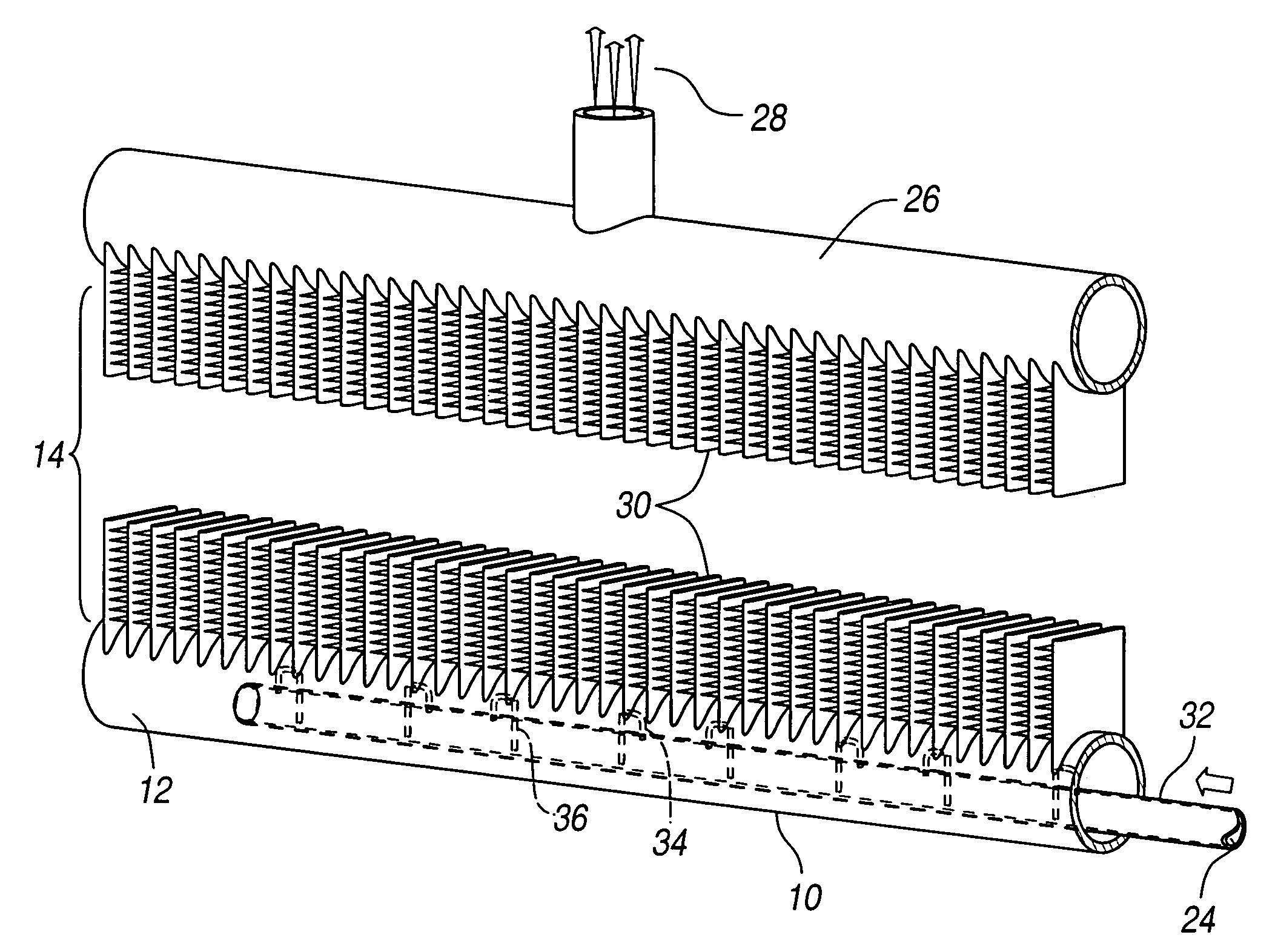 Refrigerant distribution device and method