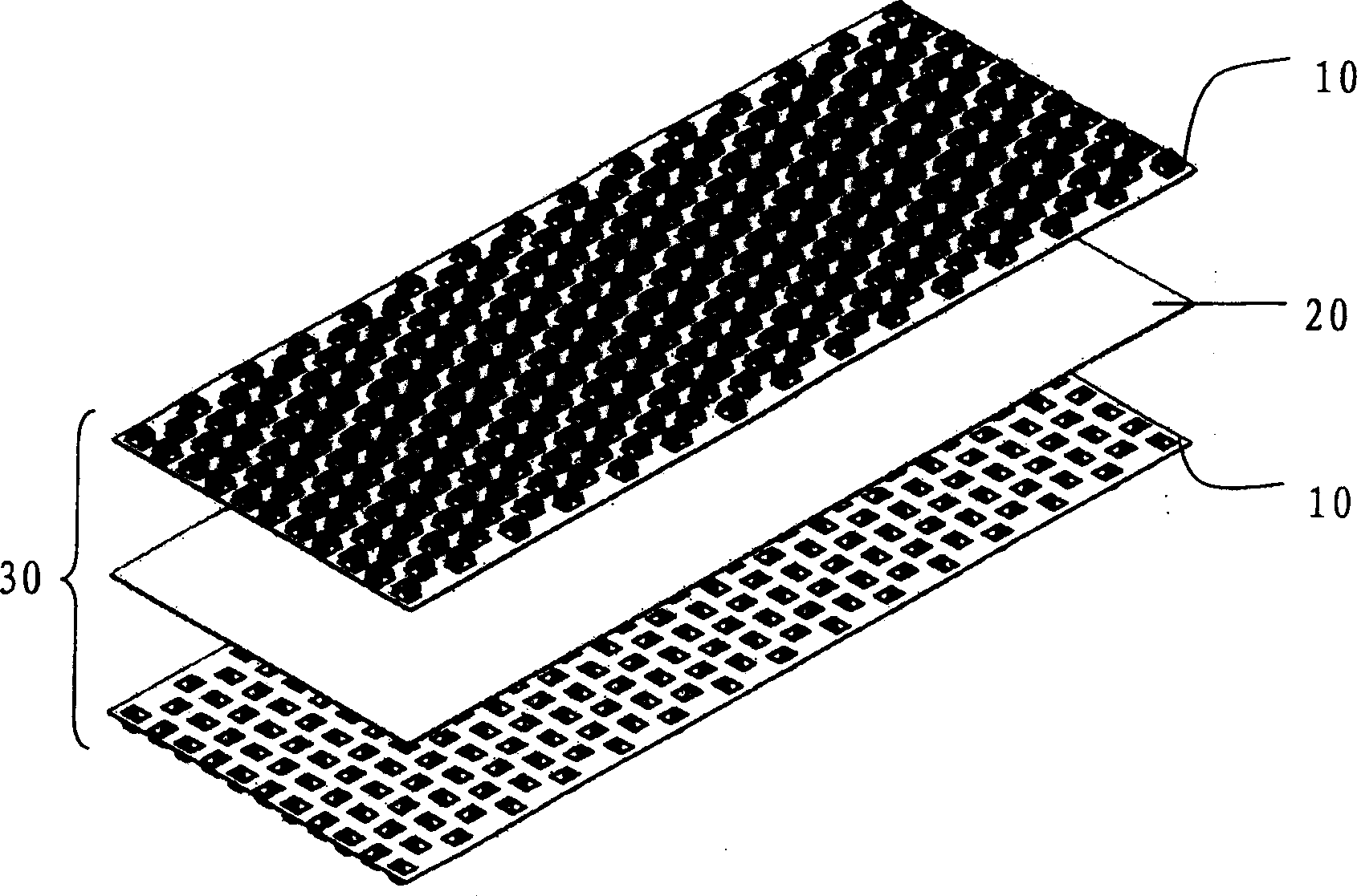 Flow field demarcation strip for proton exchange membrane fuel cell