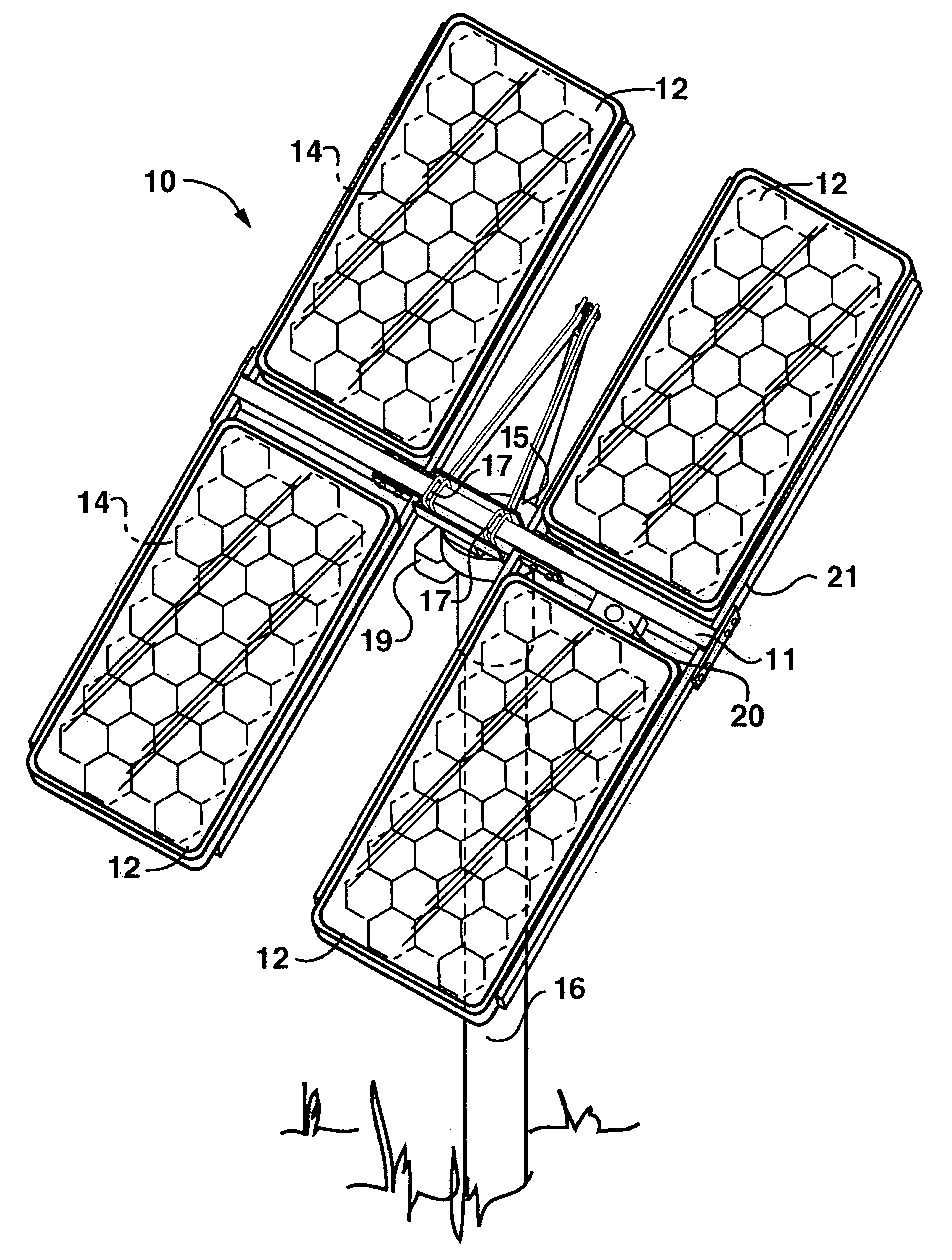 Concentrator solar photovol taic array with compact tailored imaging power units