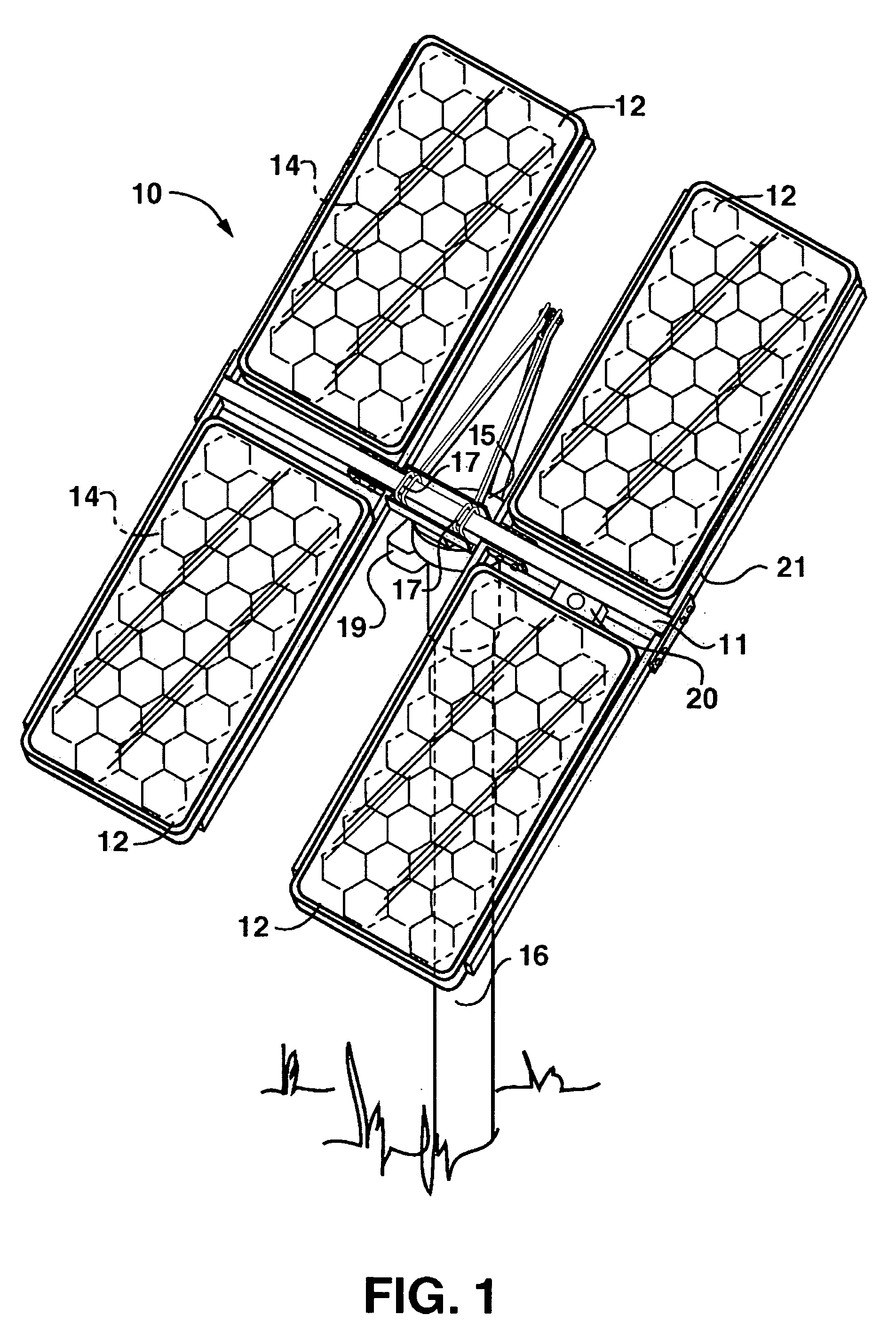 Concentrator solar photovol taic array with compact tailored imaging power units