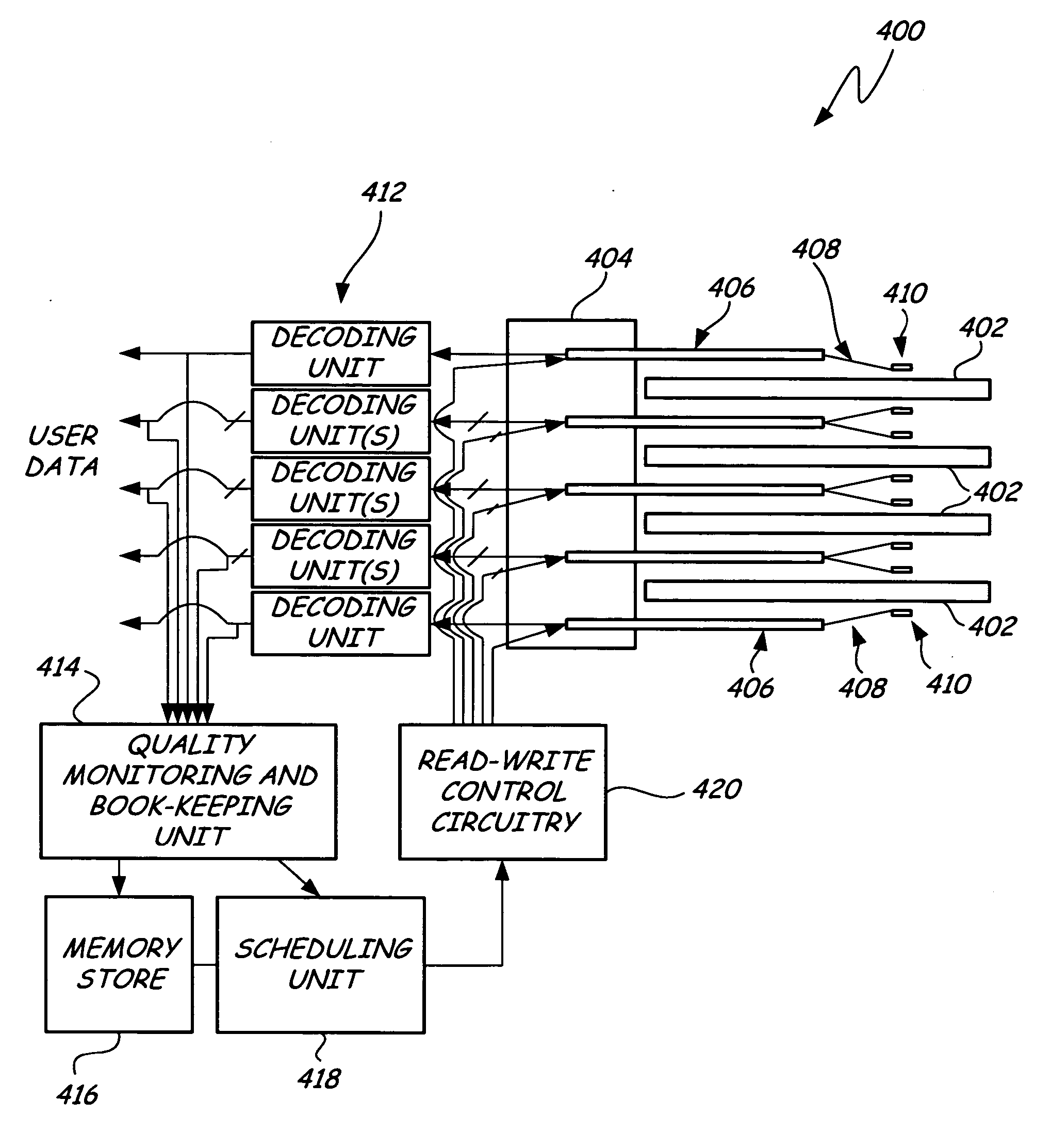 System and method for drive-side guarantee of quality of service and for extending the lifetime of storage devices