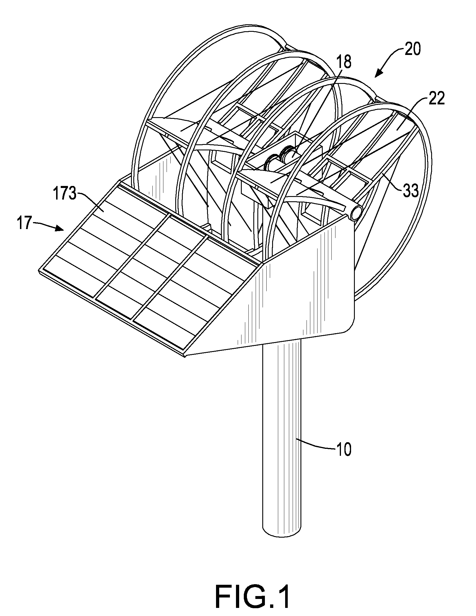 Wind-powered electricity generator