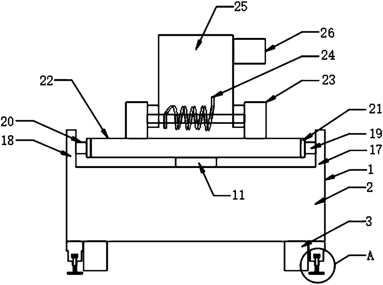 Building decorative sheet cutting machine convenient to adjust