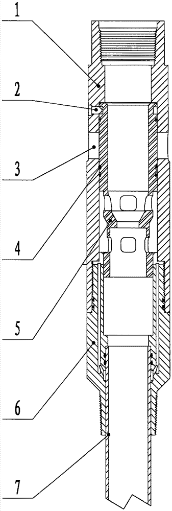 Double-layer channel flow complementary type pressure guide sand blaster