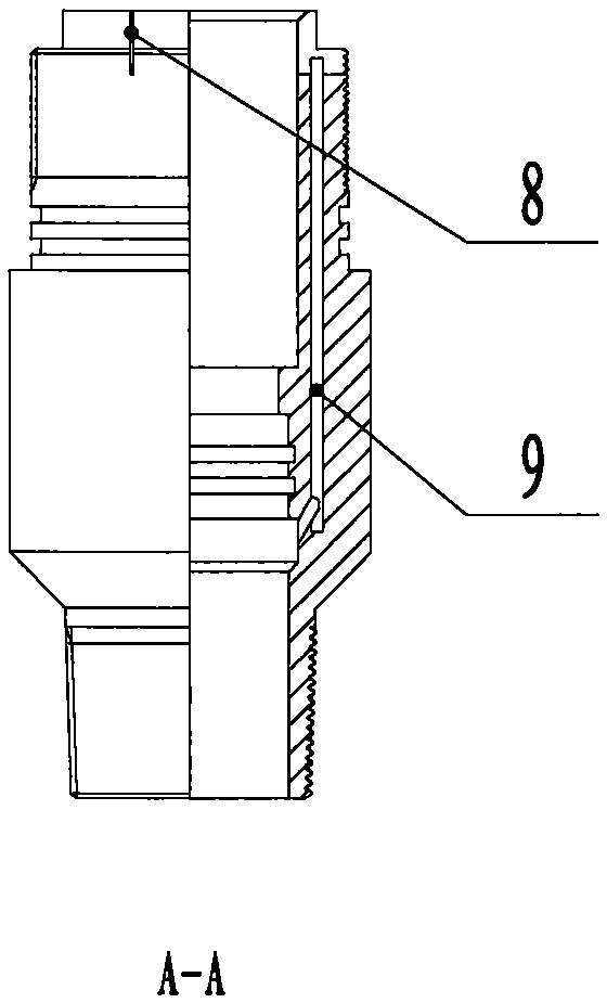 Double-layer channel flow complementary type pressure guide sand blaster