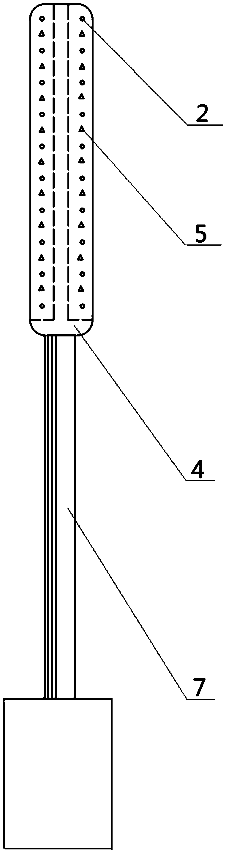 Oral cavity cleaning device