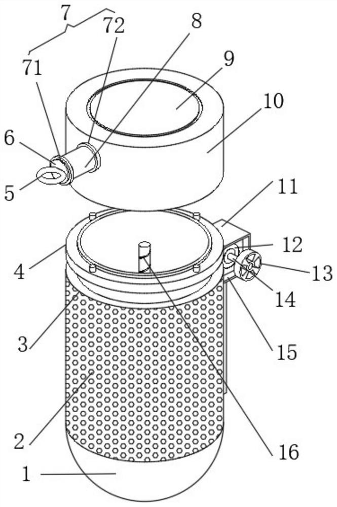 Tumbler residue-free emulsion bottle capable of replenishing emulsion