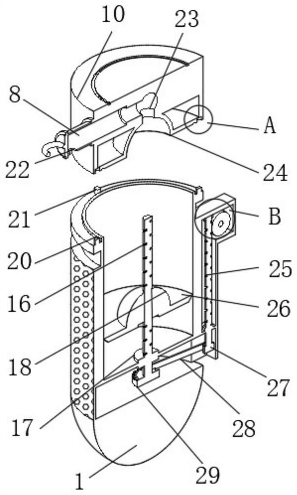 Tumbler residue-free emulsion bottle capable of replenishing emulsion