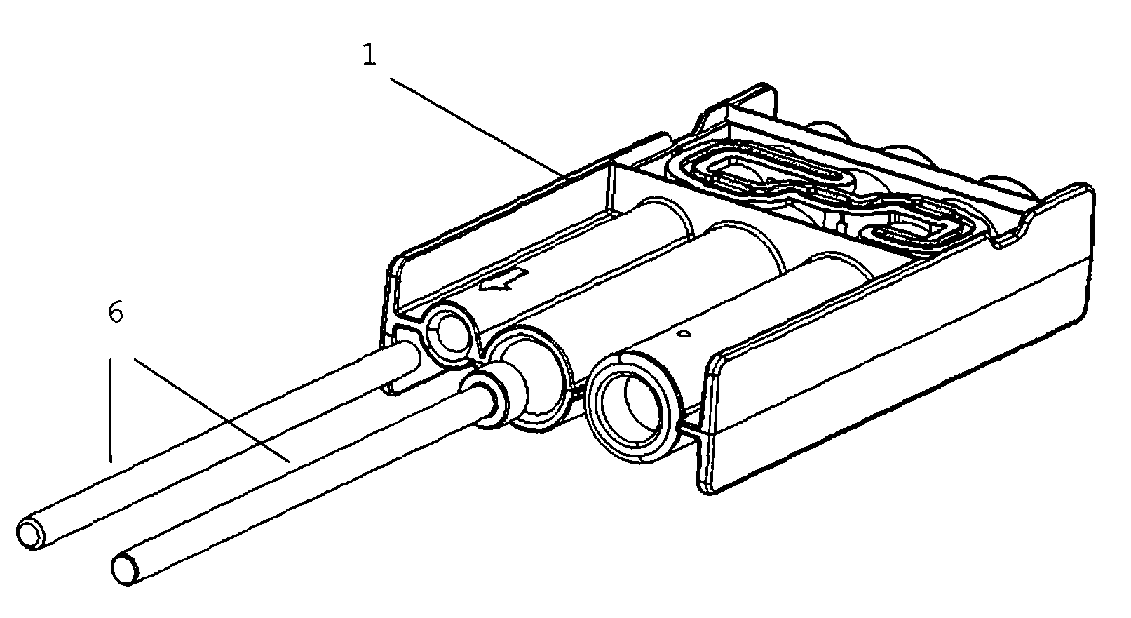 Device for sequentially dispensing liquid reagents to a reaction chamber