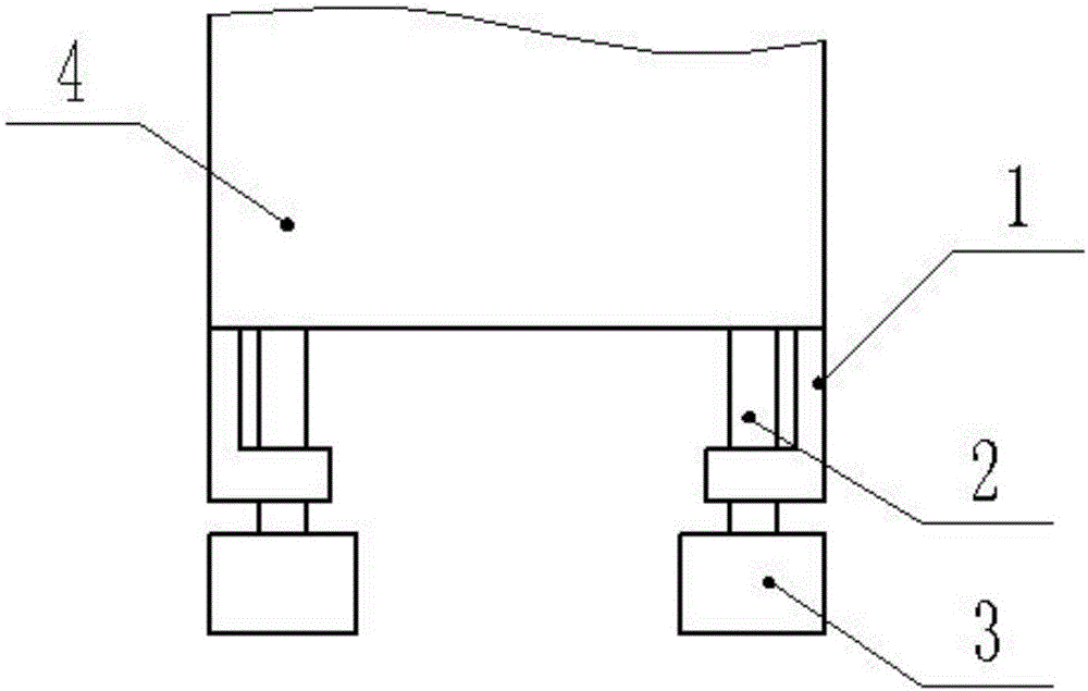 Luggage case lifting device