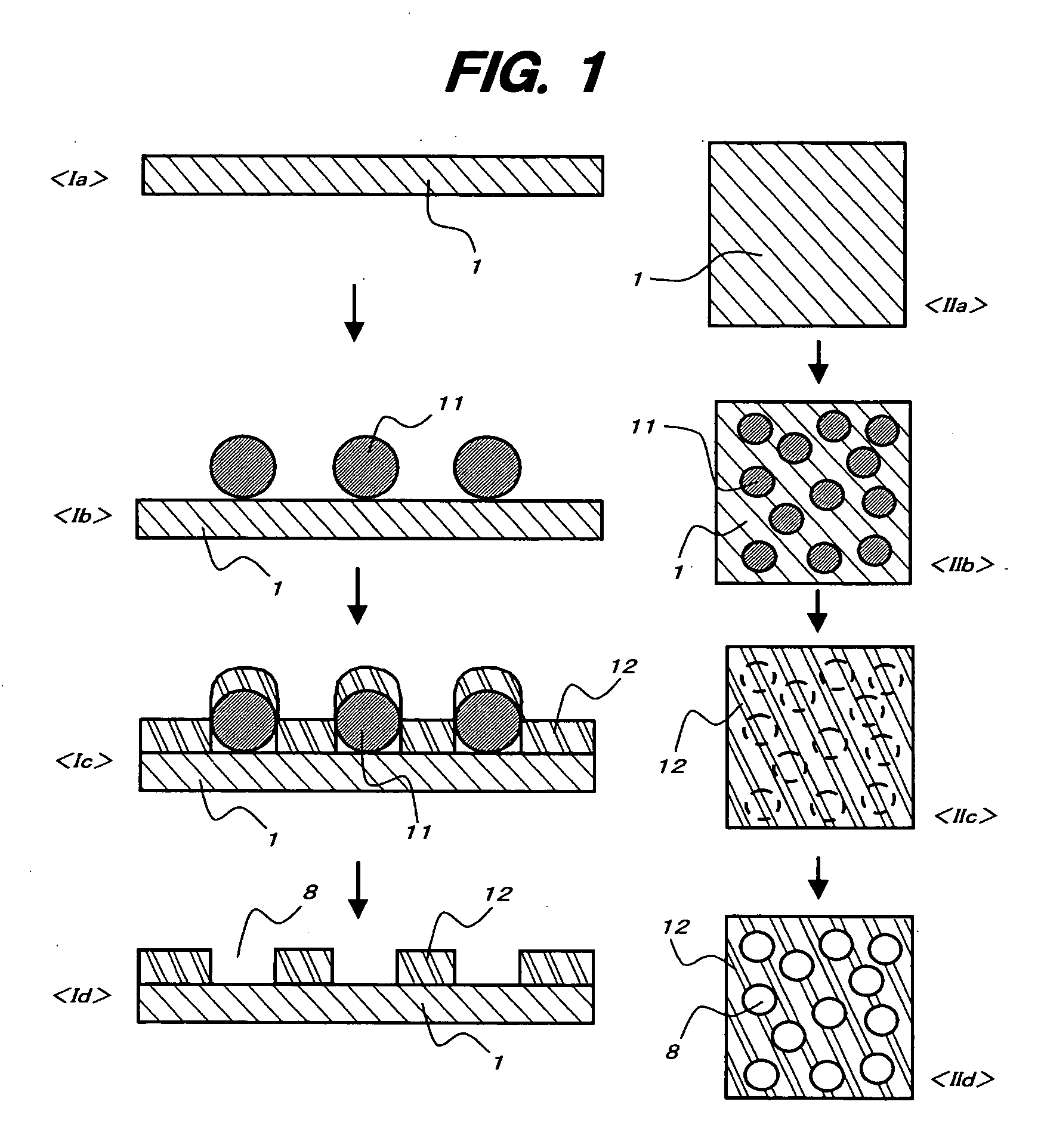 Porous thin-film-deposition substrate, electron emitting element, methods of producing them, and switching element and display element