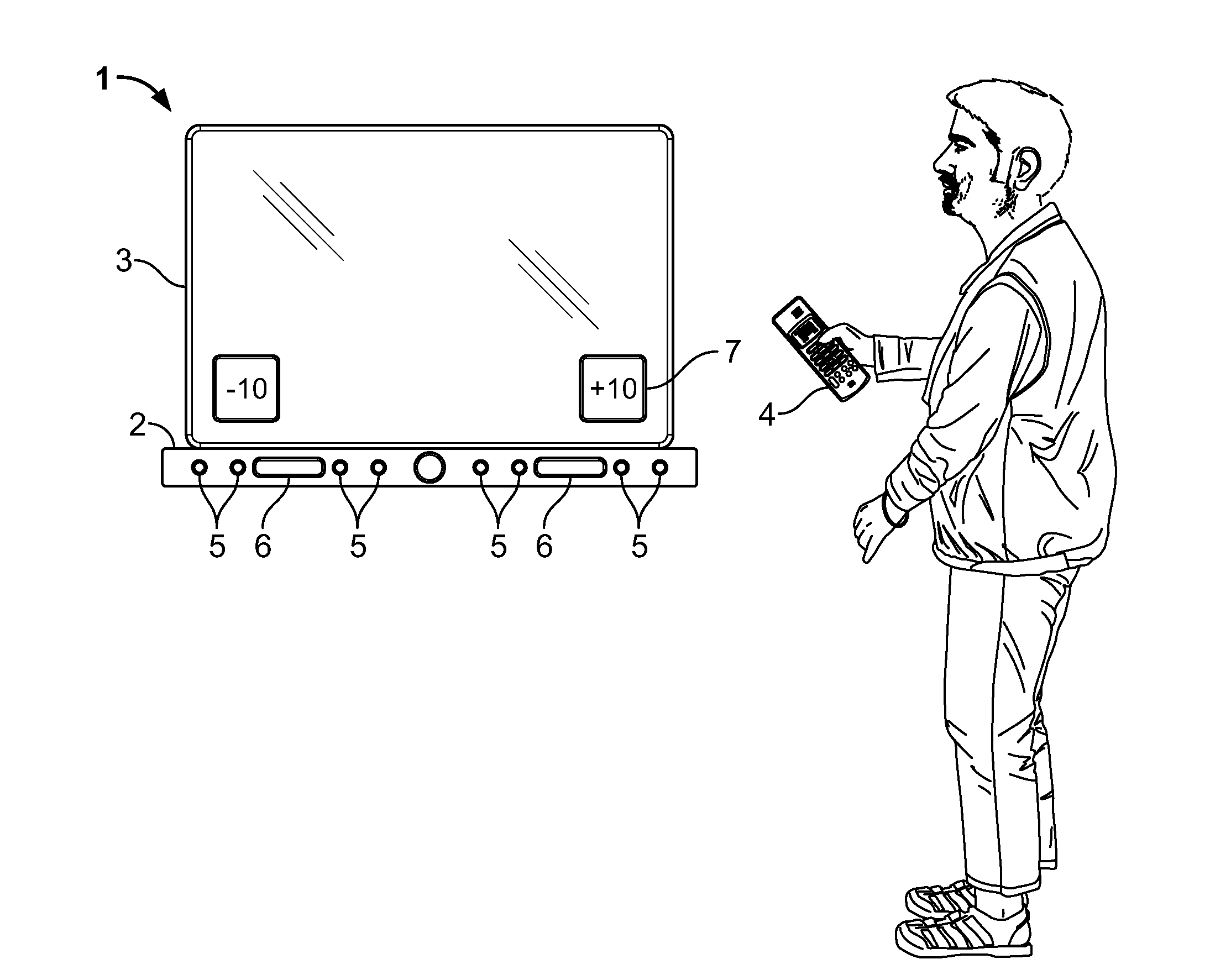 Acoustic surround immersion control system and method