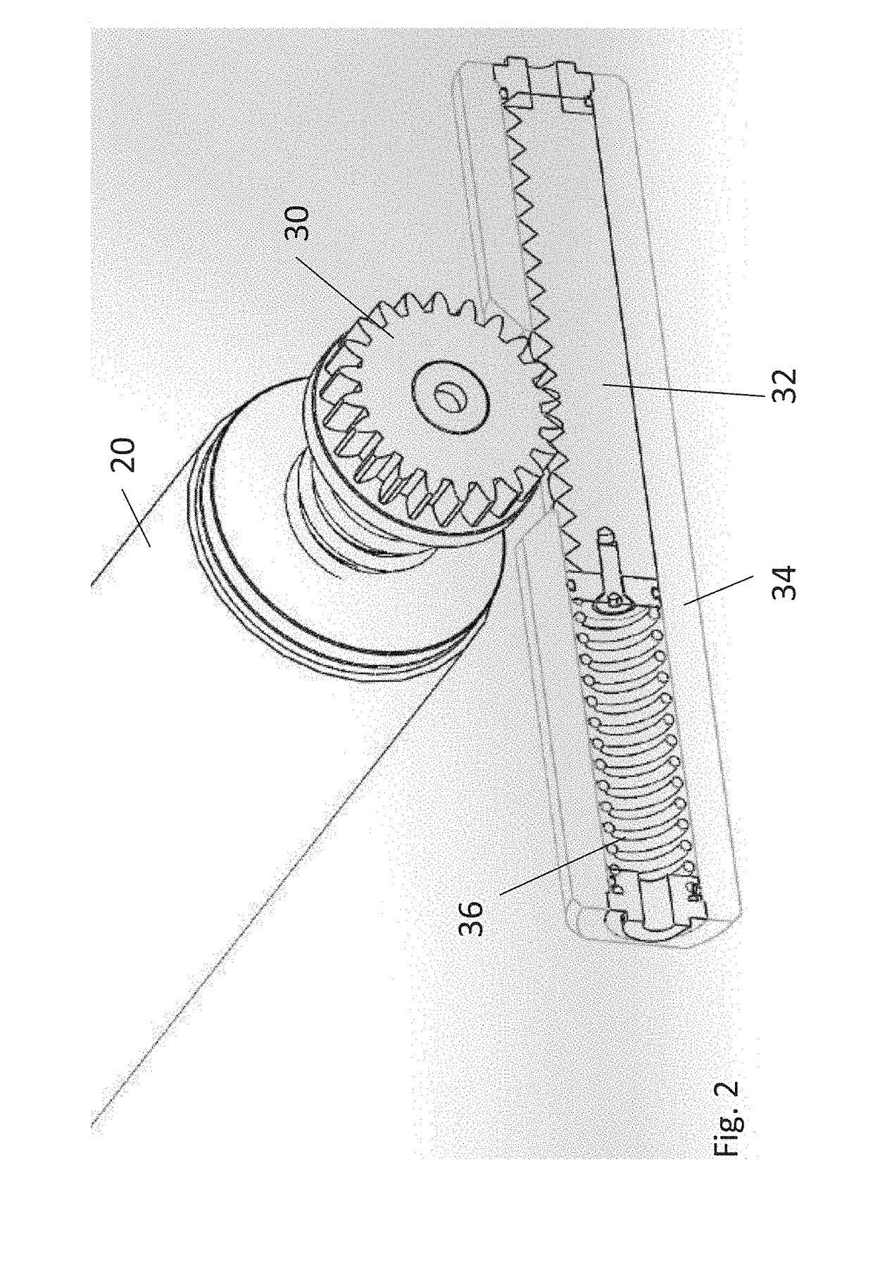 Tensioning mechanism for a textile feed to a stepped operation digital textile printer