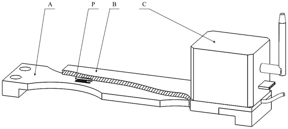 A sensor, design method and monitoring method for cumulative fatigue damage monitoring of mechanical structures under normal load distribution