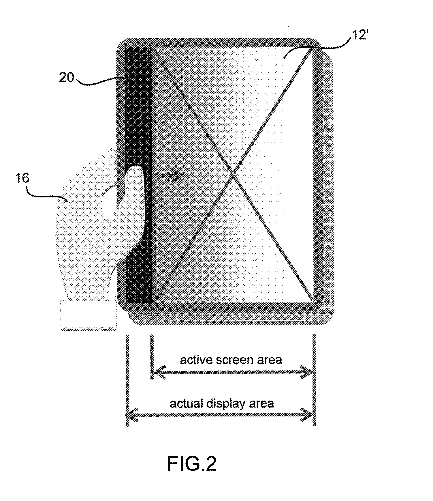 System and Method for Dynamically Resizing an Active Screen of a Handheld Device