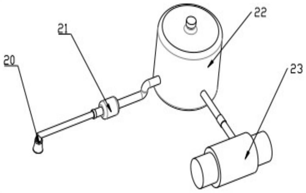 Underwater cleaning robot for outer wall of ship