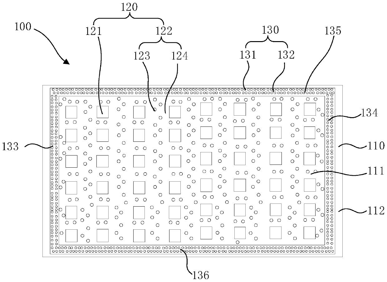 LED area light source and display device