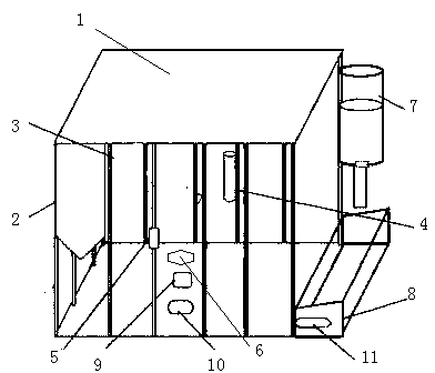 Intelligent pet cage capable of automatically feeding pet